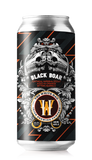 Beer can with 'Black Boar' branding on a white background