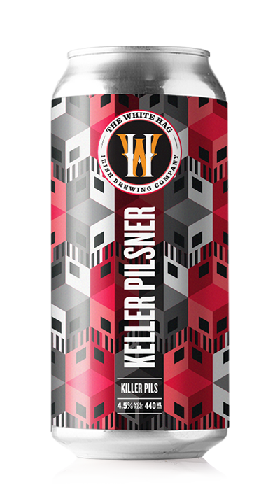 Killer Pils Keller Pilsner craft beer by The White Hag Brewery, 4.5% ABV
