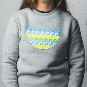 Ninth Wave Unisex Sweater (Grey)