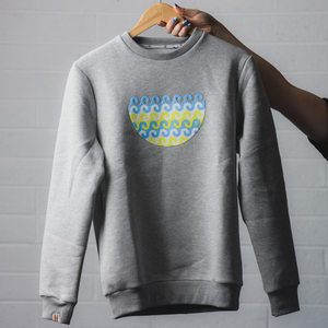 Ninth Wave Unisex Sweater (Grey)