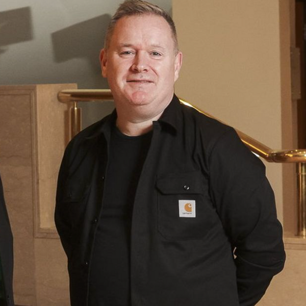 Paul Friel, The White Hag Sales Manager, wearing a black Carhartt jacket in an indoor setting